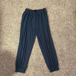 Women's LOU KEITH Blue Athletic Knit Pants Size‎ XL / Box 30-36